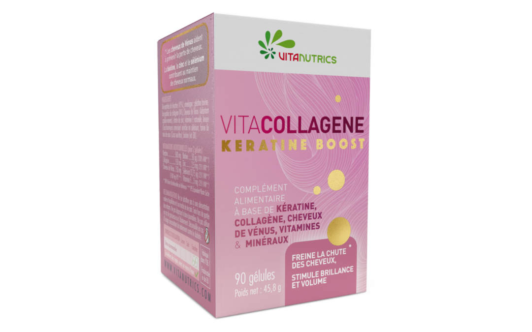 VITACOLLAGENE KERATINE BOOST des laboratoires Vitanutrics